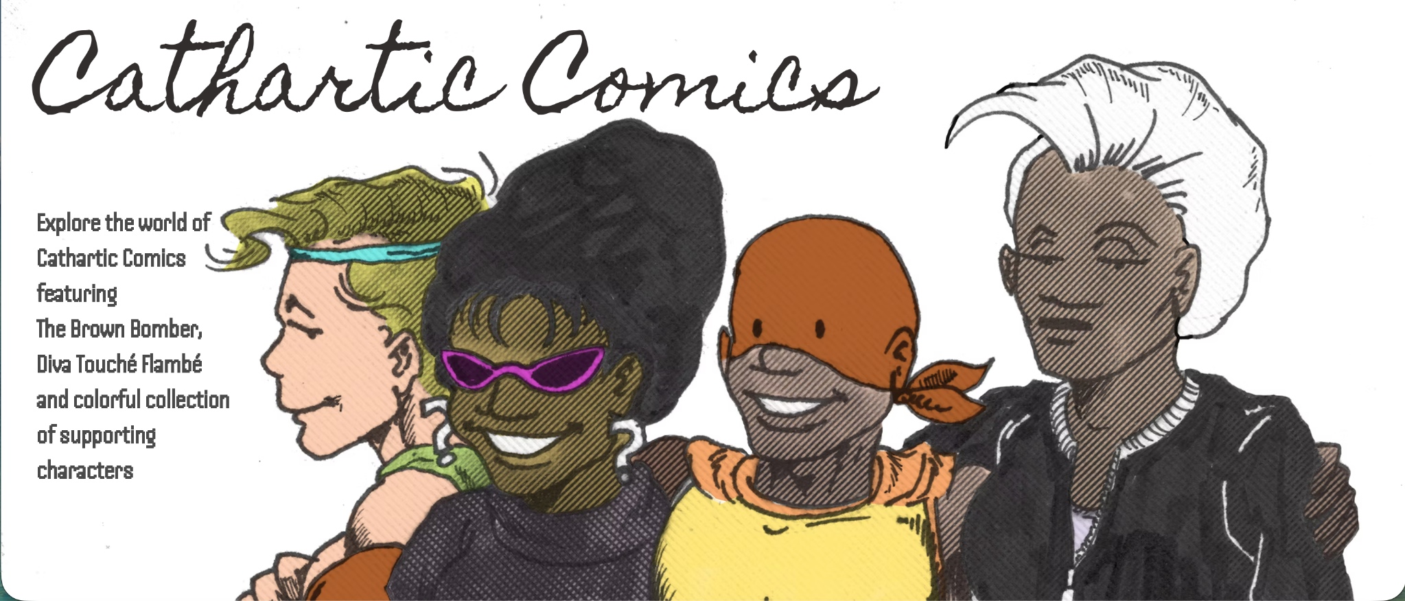 Cathartic Comics characters